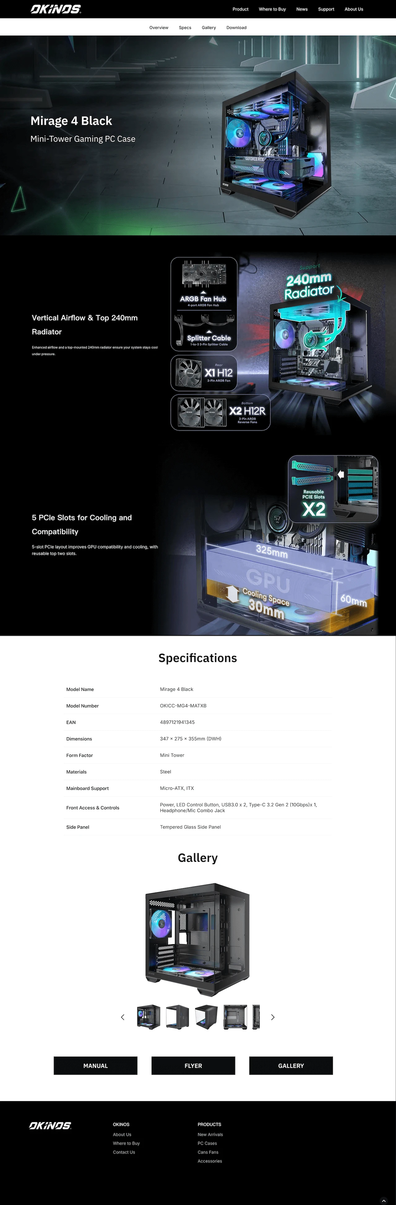 Okinos網頁案例 4