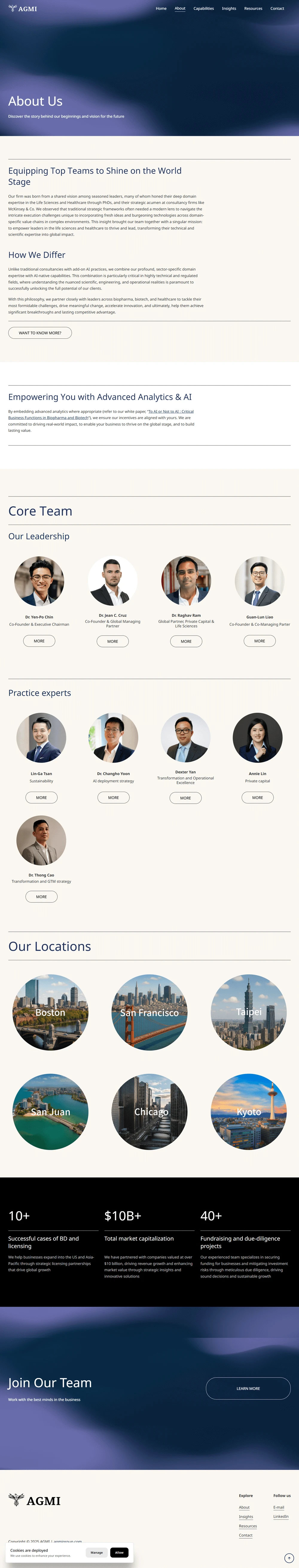 AGMI網站案例 關於我們